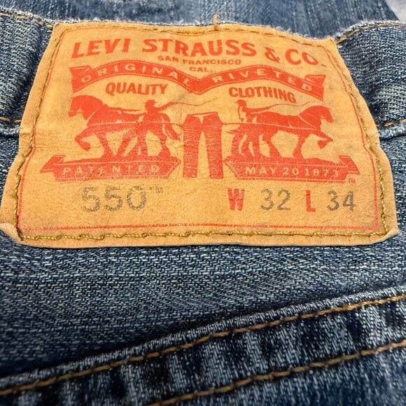 LEVI'S 550 Jeans, 32 W, 34 L - Picture 2 of 5